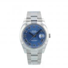Gents Rolex Datejust 41 126300 Steel case with Blue dial