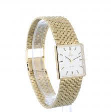 Gents Omega DeVille   9 CT case with Silver dial