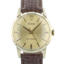 Gents Tudor Dress   9 CT case with Gilt dial