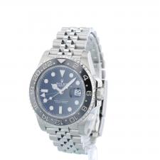 Gents Rolex GMT Master II 126710GRNR Stainless Steel case with Black dial