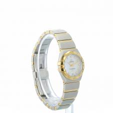 Ladies Omega Constellation 12320246055002 18ct Yellow Gold   Stainless Steel case with MOP Diamond dial