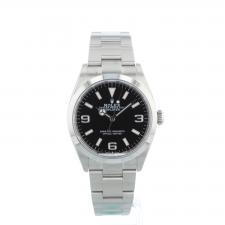 Gents Rolex Explorer 124270 Steel case with Black dial