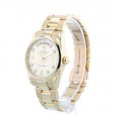 Gents Rolex Day Date 11828 18ct Yellow Gold case with Champagne Diamond Set dial