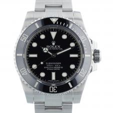 Gents Rolex Submariner Non Date 114060 Steel case with Black dial