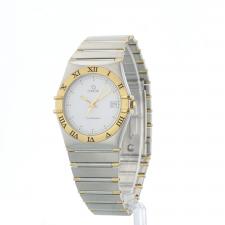 Gents Omega Constellation 1310.20.00 18ct Yellow Gold   Stainless Steel case with White dial