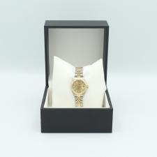 Ladies Rolex DateJust 69173 18ct Yellow Gold   Stainless Steel case with Champagne Diamond Set dial