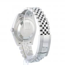 Gents Rolex Datejust 41 126300 Steel case with Mint Green dial