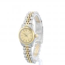Ladies Rolex Oyster Perpetual 6719 18ct Yellow Gold Stainless Steel case with Gilt dial