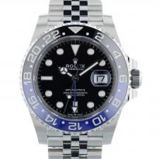 Gents Rolex GMT Master II 126710BLNR Stainless Steel case with Black dial