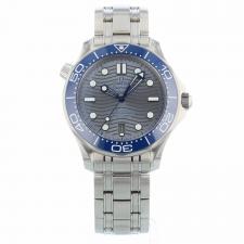 Gents Omega Seamaster 210.30.42.20.06.001 Steel case with Grey Wave dial