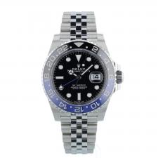 Gents Rolex GMT Master II 126710BLNR Stainless Steel case with Black dial