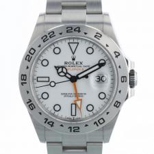 Gents Rolex Explorer II 226570 Stainless Steel case with White dial