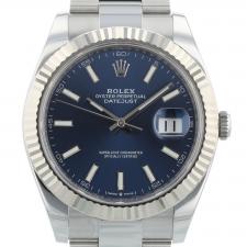 Gents Rolex Datejust 41 126334 Steel case with Blue dial