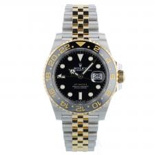 Gents Rolex GMT Master II 126713GRNR 18ct Yellow Gold   Stainless Steel case with Black dial