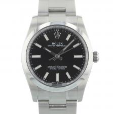 Gents Rolex Oyster Perpetual 34 124200 Steel case with Black dial