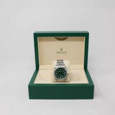 Gents Rolex Oyster Perpetual 41 124300 Steel case with Green dial