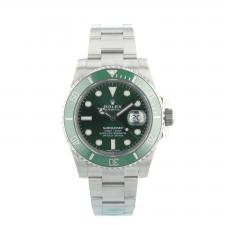 Gents Rolex Submariner Date 116610LV Steel case with Green dial