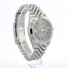 Gents Rolex Datejust 41 126300 Steel case with Wimbledon dial