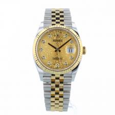 Gents Rolex DateJust 126233 18ct Yellow Gold   Stainless Steel case with Gilt Jubilee Diamond dial