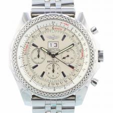 Gents Breitling Bentley A44362 Steel case with Silver dial