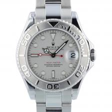Gents Rolex Yacht-Master 37 168622 Steel case with Platinum dial