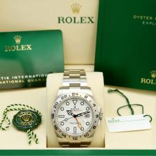 Gents Rolex Explorer II 226570 Stainless Steel case with White dial