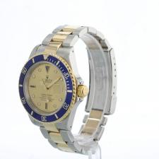 Gents Rolex Submariner Date 16613 18ct Yellow Gold   Stainless Steel case with Serti dial