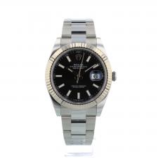 Gents Rolex Datejust 41 126334 Steel case with Black dial