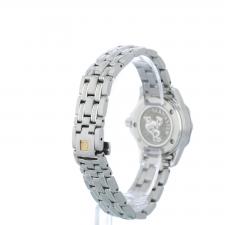 Ladies Omega  21230286101001 Steel case with Black Wave dial