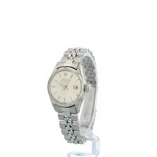 Ladies Rolex Oyster Perpetual Date 6517 Steel case with Silver dial