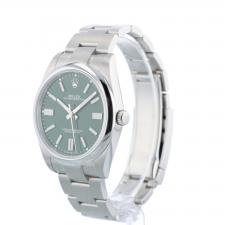 Gents Rolex Oyster Perpetual 41 124300 Stainless Steel case with Green dial