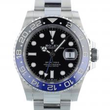 Gents Rolex GMT Master II 126710BLNR Stainless Steel case with Black dial