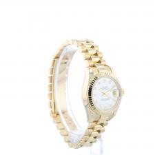 Ladies Rolex DateJust 179178 18ct Yellow Gold case with MOP Diamond dial
