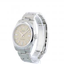 Gents Rolex Oyster Perpetual 41 134300 Stainless Steel case with Beige dial