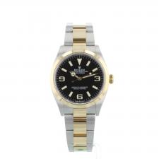 Gents Rolex Explorer 124273 18ct Yellow Gold   Stainless Steel case with Black dial