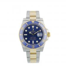Gents Rolex Submariner Date 116613LB 18ct Yellow Gold   Stainless Steel case with Blue dial