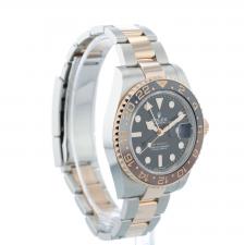 Gents Rolex GMT Master II 126711CHNR 18ct Rose Gold Stainless Steel case with Black dial