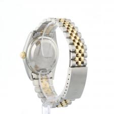 Gents Rolex Datejust 16233 18ct Yellow Gold Stainless Steel case with Gilt Diamond dial