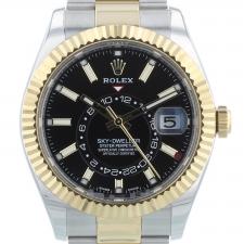 Gents Rolex Sky Dweller 326933 18ct Yellow Gold   Stainless Steel case with Black dial