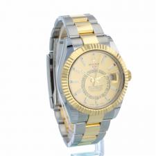 Gents Rolex Sky Dweller 326933 18ct Yellow Gold   Stainless Steel case with Gilt dial