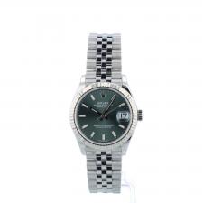 Ladies Rolex DateJust 31 278274 Steel case with Mint Green dial