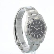 Gents Rolex DateJust II 116334 Steel case with Black dial