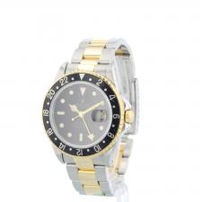 Gents Rolex GMT Master II 16713 18ct Yellow Gold   Stainless Steel case with Black dial