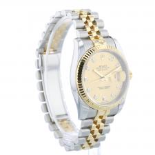 Gents Rolex Datejust 36 116233 18ct Yellow Gold   Stainless Steel case with Champagne Diamond Set dial