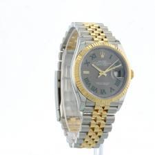 Gents Rolex DateJust 36 126233 18ct Yellow Gold   Oystersteel case with Wimbledon dial