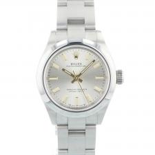 Ladies Rolex Oyster Perpetual 276200 Steel case with Silver dial