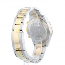 Gents Rolex Daytona 116523 18ct Yellow Gold Stainless Steel case with White Racing dial