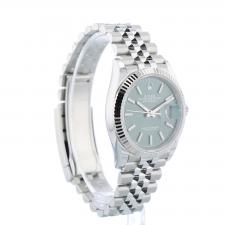 Gents Rolex DateJust 36 126234 Stainless Steel case with Mint Green dial