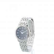 Ladies Omega DeVille 42410276053003 Stainless Steel case with Blue Diamond dial