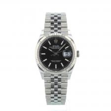 Gents Rolex DateJust 36 126234 Stainless Steel case with Black dial